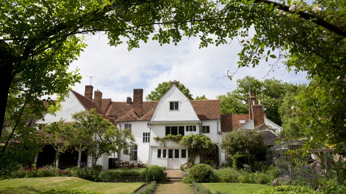 View of the exterior of Paycocke's House in Essex
